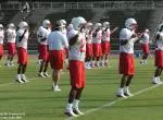 Spring football practice is underway for the Wolfpack.
