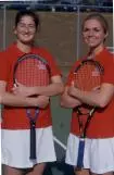 Senior Co-Captains Katrina Gildemeister and Kristen Nicholls will play their last matches of the season on Saturday and Sunday at the Wolfpack Tennis Complex.