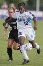 Former Wolfpack star Charmaine Hooper scored her ninth goal of the season on Saturday.