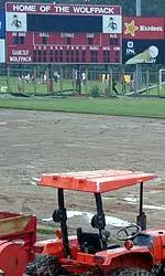Doak Field, the home of N.C. State baseball is being renovated.