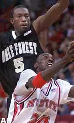 Julius Hodge and the Pack will face a challenging schedule in 2002-03.