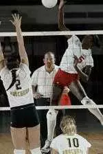 Freshman Adeola Kosoko finished with nine kills, three digs and two blocks against No. 15 North Carolina.