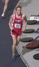 David Patterson won the 3,000 meters at Virginia Tech.