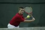 R.J. Murray was victorious at No. 1 singles against Princeton.