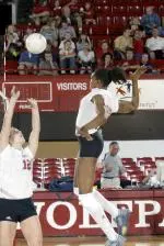 Middle blocker Maya Mapp finished with a match-high 14 kills off a new career-best .765 attack percentage Tuesday night.