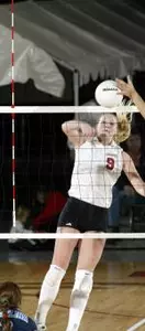 Sophomore Casey Wyatt exploded for a career-best 13 kills against the Blue Devils Friday night.