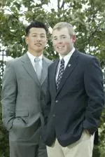 Jason Moon, left, and Justin Walters have earned 2003 All-America honors. Walters was also a Cleveland Golf GCAA All-America Scholar.