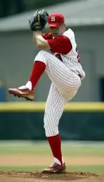 One of three NC State pitchers to earn All-America honors this season, Vern Sterry went 11-0 with a 3.25 ERA for the Wolfpack in 2003.