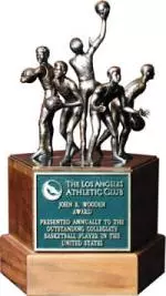 The John R. Wooden Women's Award will now be presented annually to the most outstanding female collegiate basketball player beginning in the 2003-04 season.