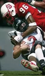 Renaldo Moses and the NC State defense will try to get a handle on UNC's Darian Durant Saturday.