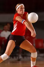 Freshman libero Andi Bentley recorded a team-high 13 digs against the Yellow Jackets Friday night.