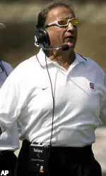 NC State head coach Chuck Amato.