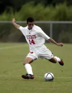 Sophomore Rami Ghanayem and the NC State men's soccer team will host Campbell tomorrow afternoon at Method Road.