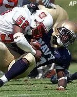 Patrick Thomas (above), Andre Maddox and Lamont Reid were named the Wolfpack's MVPs