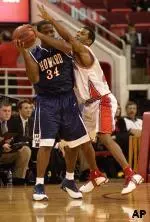 Scooter Sherrill applies defensive pressure.