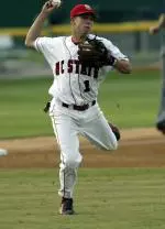 Matt Camp doubled, tripled and drove in two runs in NC State's 3-2 season-opening victory over Campbell on Friday.