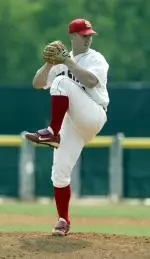 Joey Devine pitched a scoreless ninth inning Sunday to record his third save of the season in NC State's 5-3 victory over Elon.
