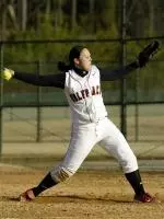 Abbie Sims gave up only an infield single, and Shaina Ervin (not pictured) pitched a no-hitter.