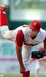 Vern Sterry tossed a three-hit shutout against Maryland on Saturday in the first game of a doubleheader.