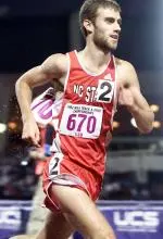 Andy Smith won his second straight ACC title in the 3,000 meter steeplechase when he crossed the finish line in 8:47.97.