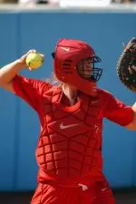 Miranda Ervin hit a home run in game one.