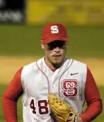 Daniel Caldwell pitched a season-high 3 1/3 innings Wednesday night in the Wolfpack's 7-2 loss to East Carolina.