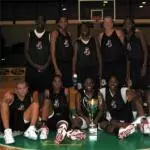 NC State was awarded a trophy after defeating G.S. Palestrina 77-76.