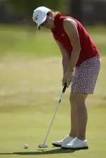 Courtney Pomeranz shot three over in the first round of the NCAA Women's Golf East Regional to lead NC State