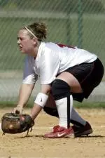 Jen Chamberlin has been training and playing softball with teammates Miranda and Shaina Ervin in her hometown out in California.