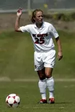 Tara Knauss is playing with the Steel City Sparks of the Women's Professional Soccer League.