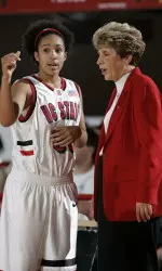 Sophomore guard Celanese Bozeman.