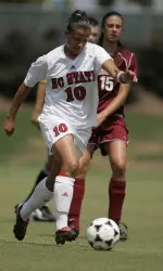 Carol Tognetti scored the Pack's lone goal in the 2-1 overtime loss at Maryland on Thursday.