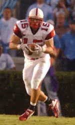 Senior tight end John Ritcher can always look up to his father.