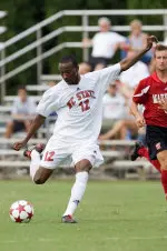 Senior Aaron King scored twice in the Pack's 3-1 win over Boston College.