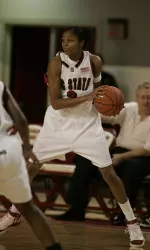 Junior Keisha Brown and the Wolfpack travels to the Junkanoo Jam for two games.