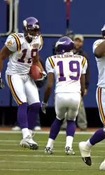 Koren Robinson's 80-yard scoring catch was his first receiving touchdown of the year.