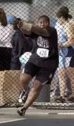 Kelly Smoke placed sixth in the weight throw at the ACC Indoor Track & Field Championships