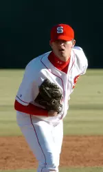 Branden settled down and pitched well after a shaky first three innings, but Georgia Tech shut out NC State 5-0.