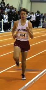 Mitchell Pope and Wesley Smith (above) reached NCAA Regional Championship qualifying marks Friday at the Raleigh Relays
