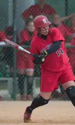 Jennifer Patterson reached base twice in the loss.