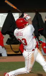 Aaron Bates got one of NC State's two hits Friday night as the Wolfpack fell at Virginia, 2-0.