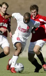 Sophomore El Hadj Cisse netted two goals in the Pack's annual Red/White scrimmage.