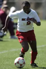 Senior Lydia McBath and the Wolfpack host Delware at 2:30 p.m. at SAS Soccer Park on Sunday.