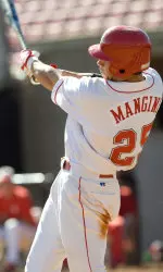 Matt Mangini had four more hits Sunday and NC State completed its sweep of Delaware State with a 17-0 rout at Doak Field.