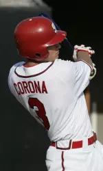 Ramon Corona tied his career high with five RBIs in NC State's 24-3 romp over UNC Greensboro.