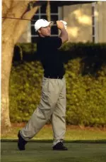Jerry Richardson (above) and Stephen Lewton shot three over in the first round of Hootie at Bulls Bay to the Wolfpack