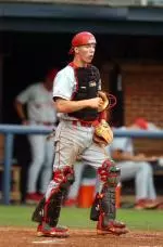 Caleb Mangum had a pair of hits for NC State on Sunday, but the Pack fell to UCLA, 13-2.