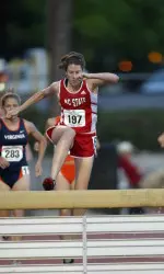 Kristina Roth earned All-ACC honors in the steeplechase with a third place finish at the ACC Outdoor Track & Field Championships