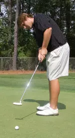 Nathan Spoon is six under after 29 holes at the ACC Men's Golf Championship