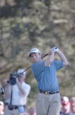 Former NC State golfers Tim Clark (above) and Carl Pettersson tee it up at the Masters